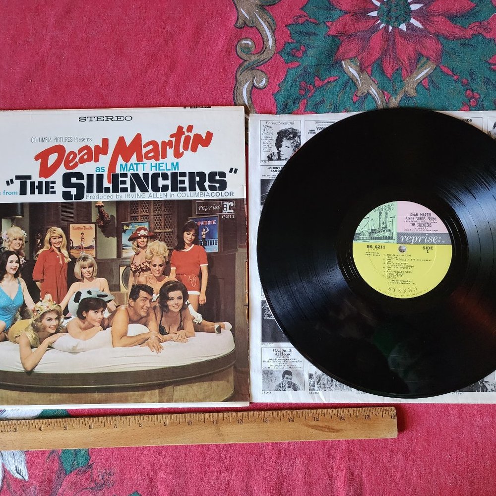 Vintage Dean Martin as Matt Helm in The Silencers LP Record 1966